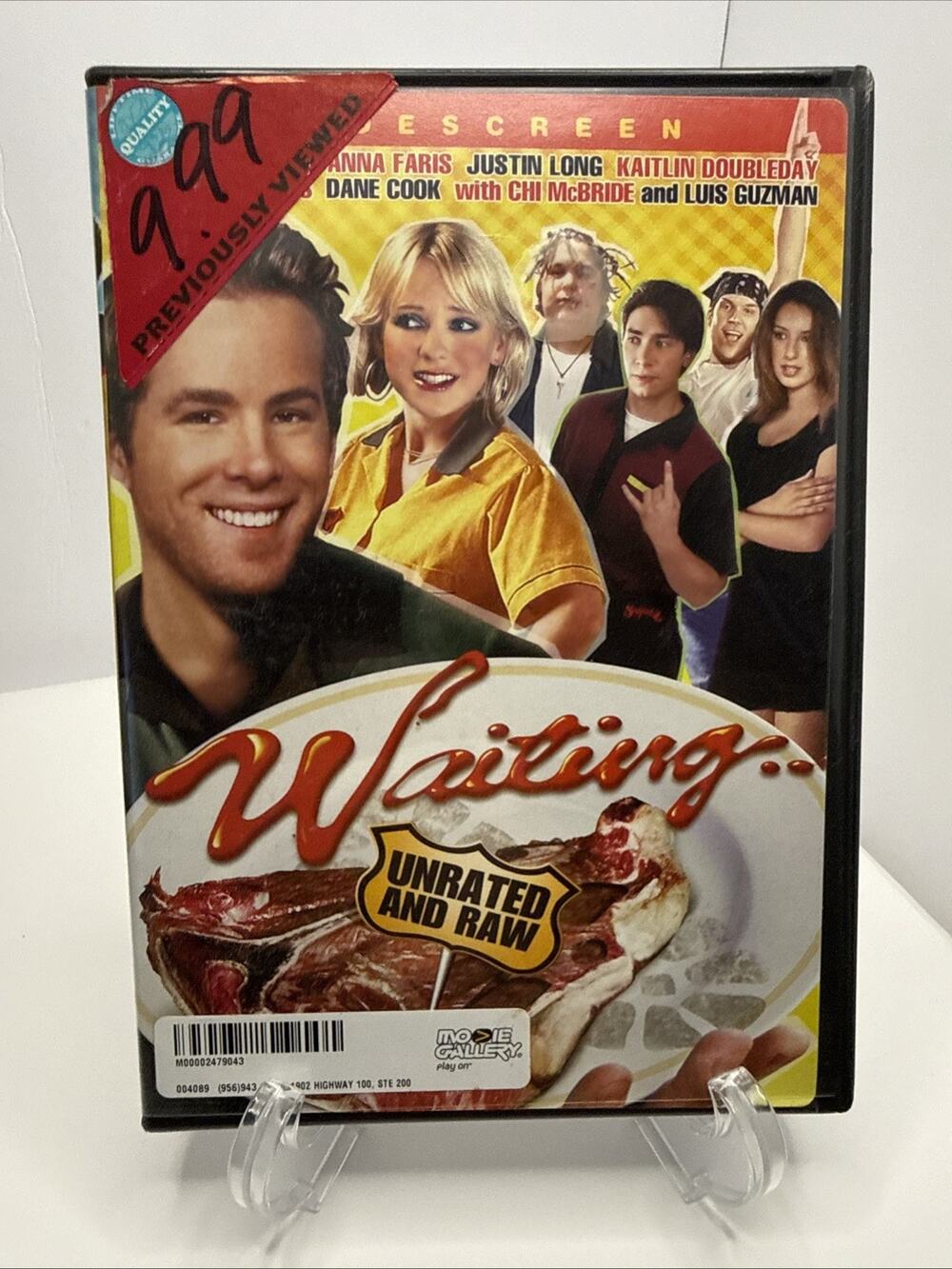 Waiting Unrated and Raw (DVD, 2005)